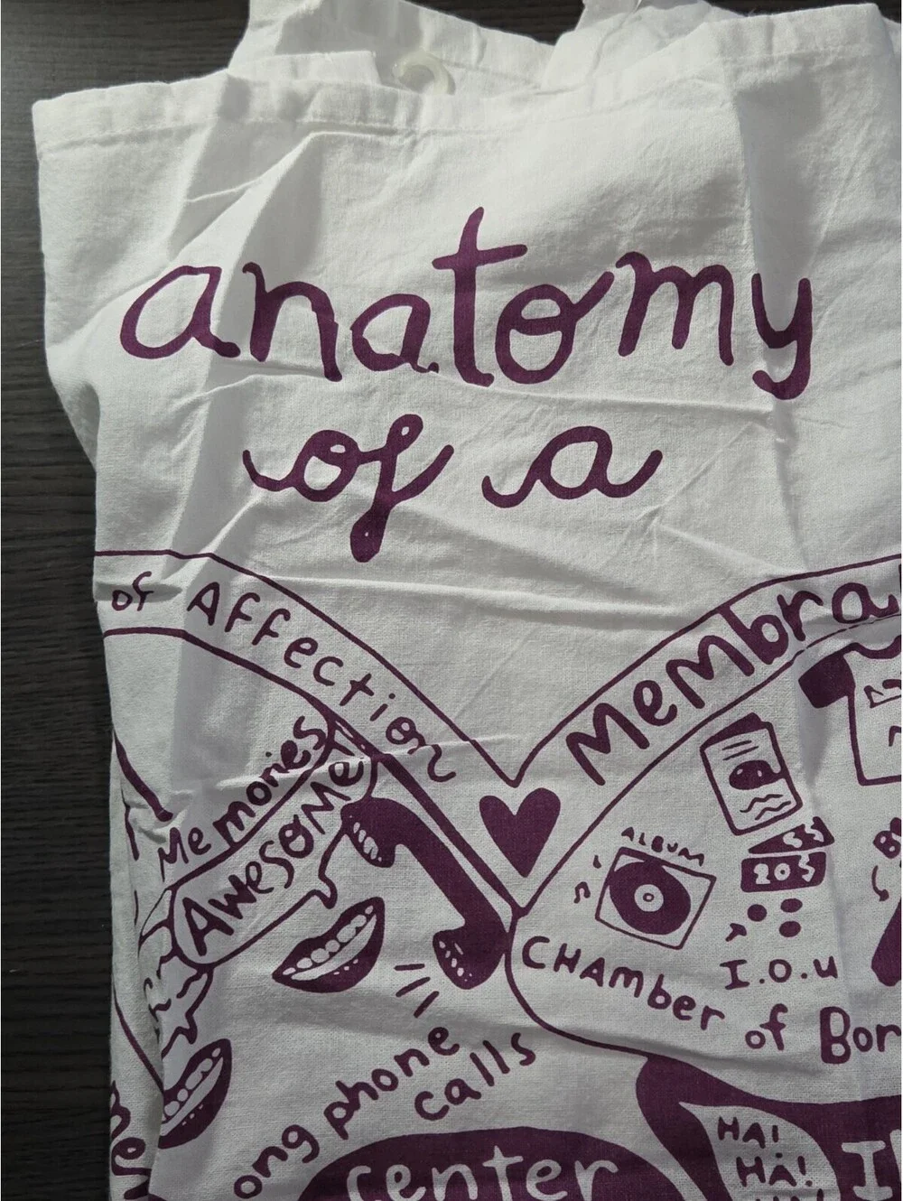 Kitchen Towel - Anatomy Of Sister's Heart